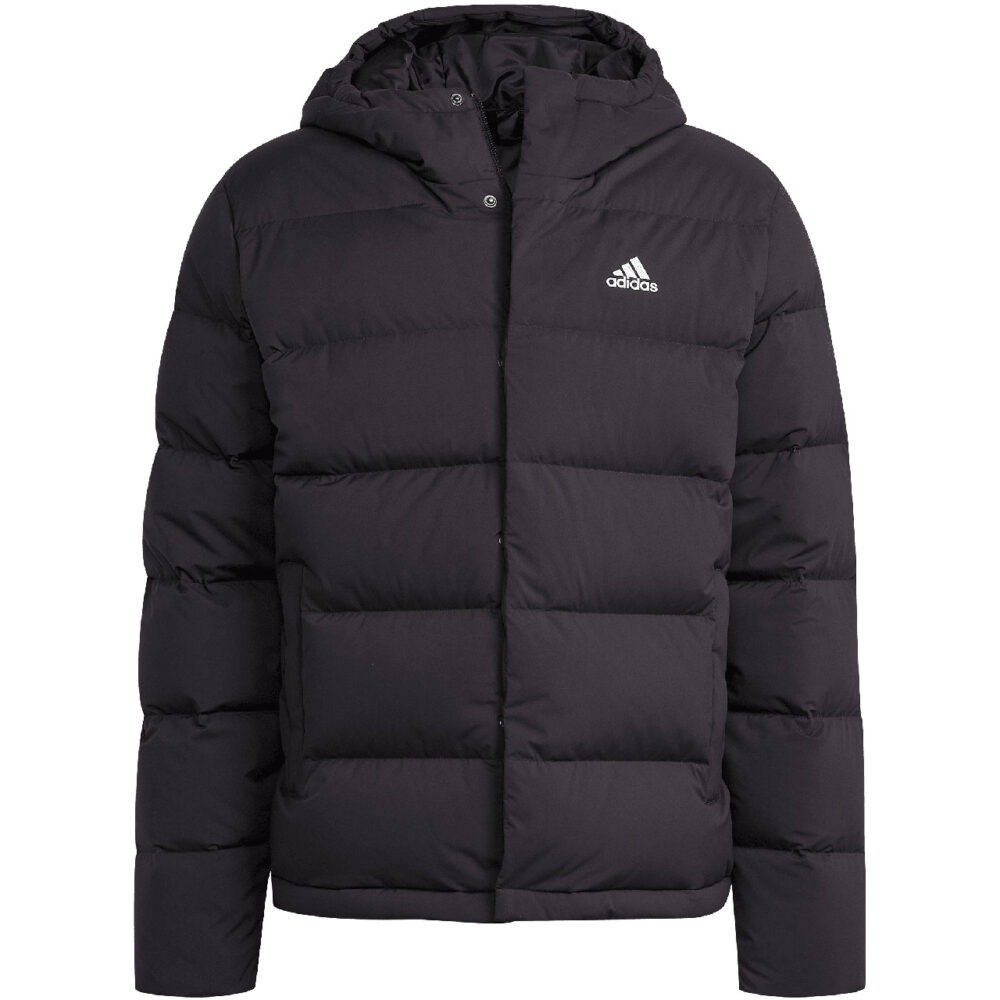 Kurtka męska adidas Helionic Hooded Down czarna HG8751