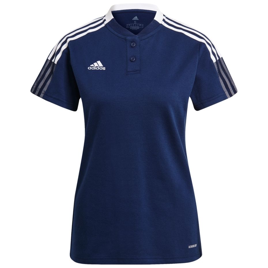 Koszulka damska adidas Tiro 21 Polo W granatowa GK9674