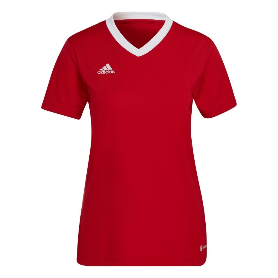 Koszulka damska adidas Entrada 22 Jersey czerwona H57571