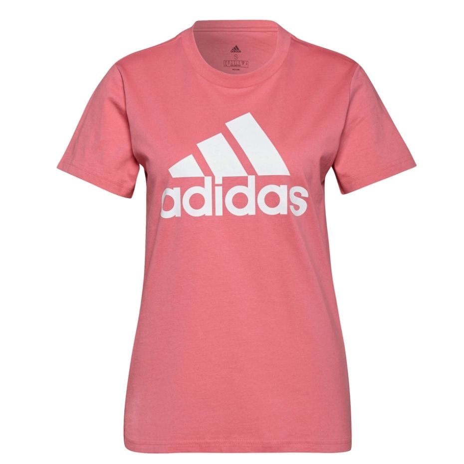 Koszulka damska adidas Loungewear Essentials Logo Tee różowa H07811