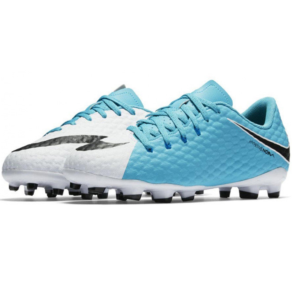 Buty piłkarskie Nike Hypervenom Phelon III FG JR 852595 104 - obrazek 4