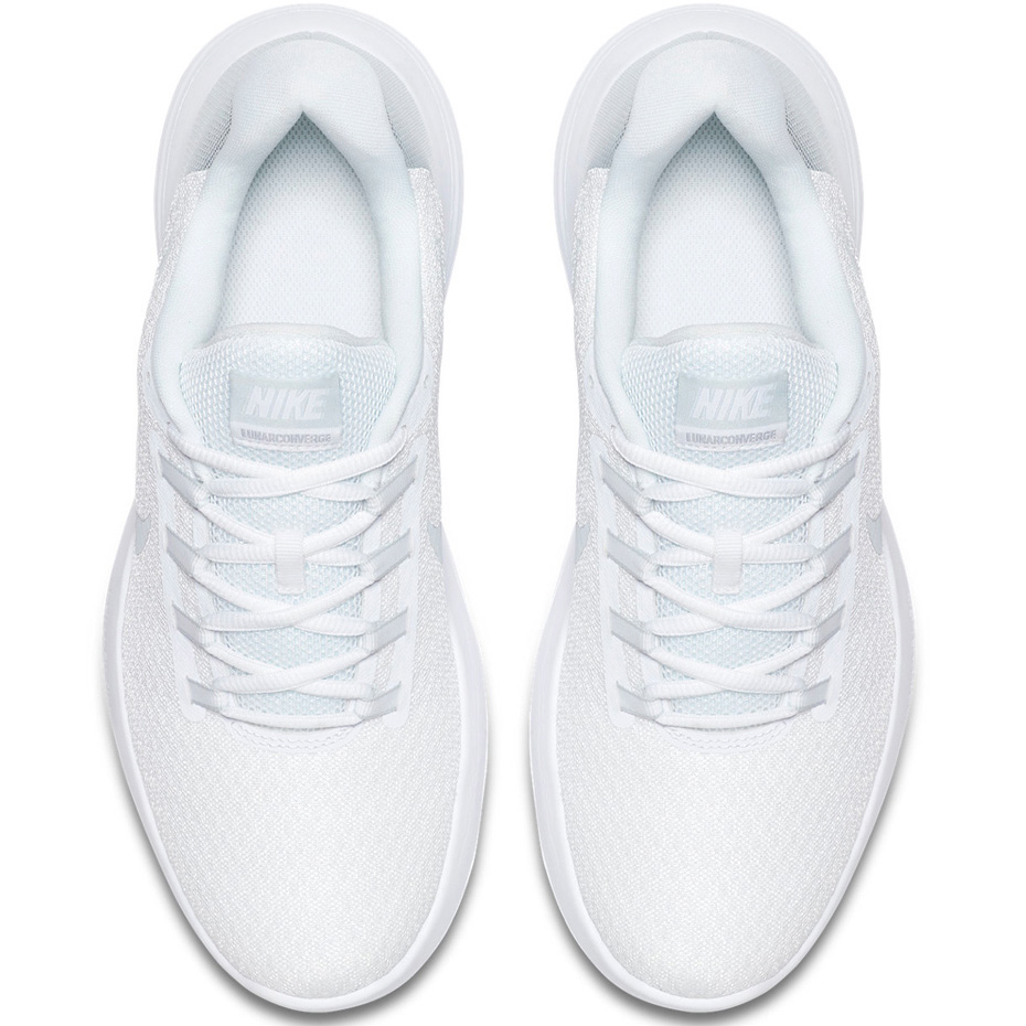 Buty męskie do biegania Nike Lunarconverge białe 852462 100 - obrazek 2