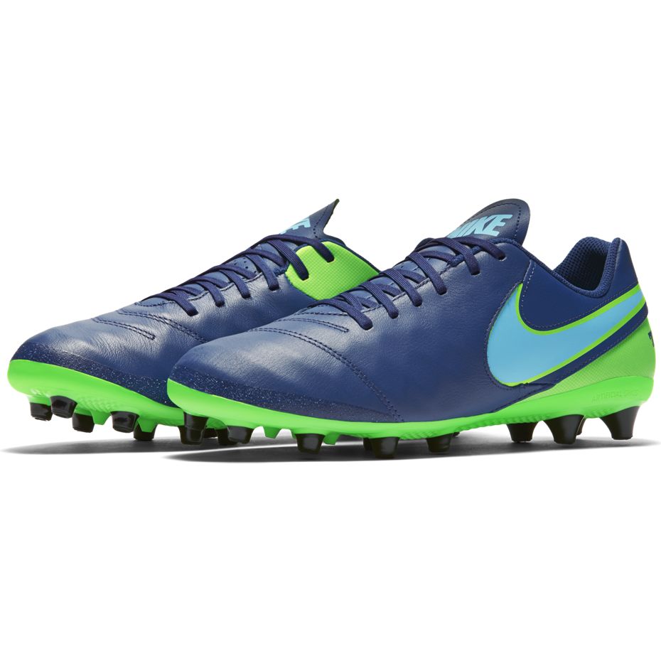 BUTY NIKE TIEMPO GENIO II LEATHER AG-PRO 844399 443 - obrazek 4