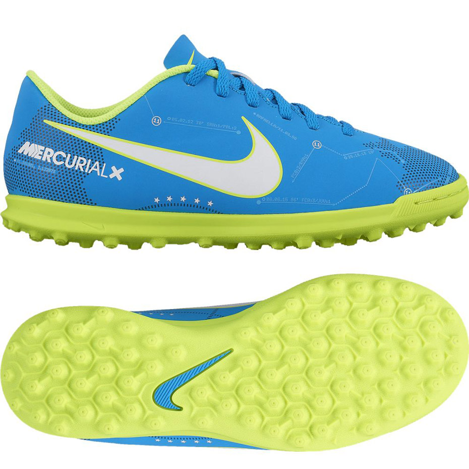 BUTY NIKE MERCURIAL X VORTEX III NEYMAR TF JR 921497 400