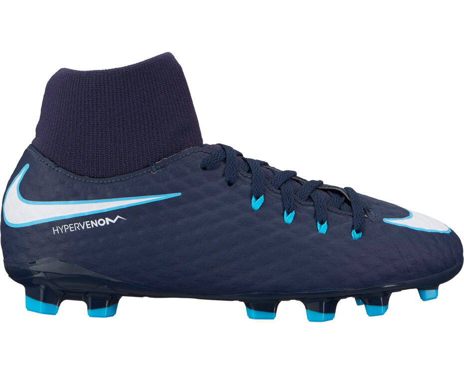 Buty piłkarskie Nike Hypervenom Phelon 3 DF FG JR 917772 414