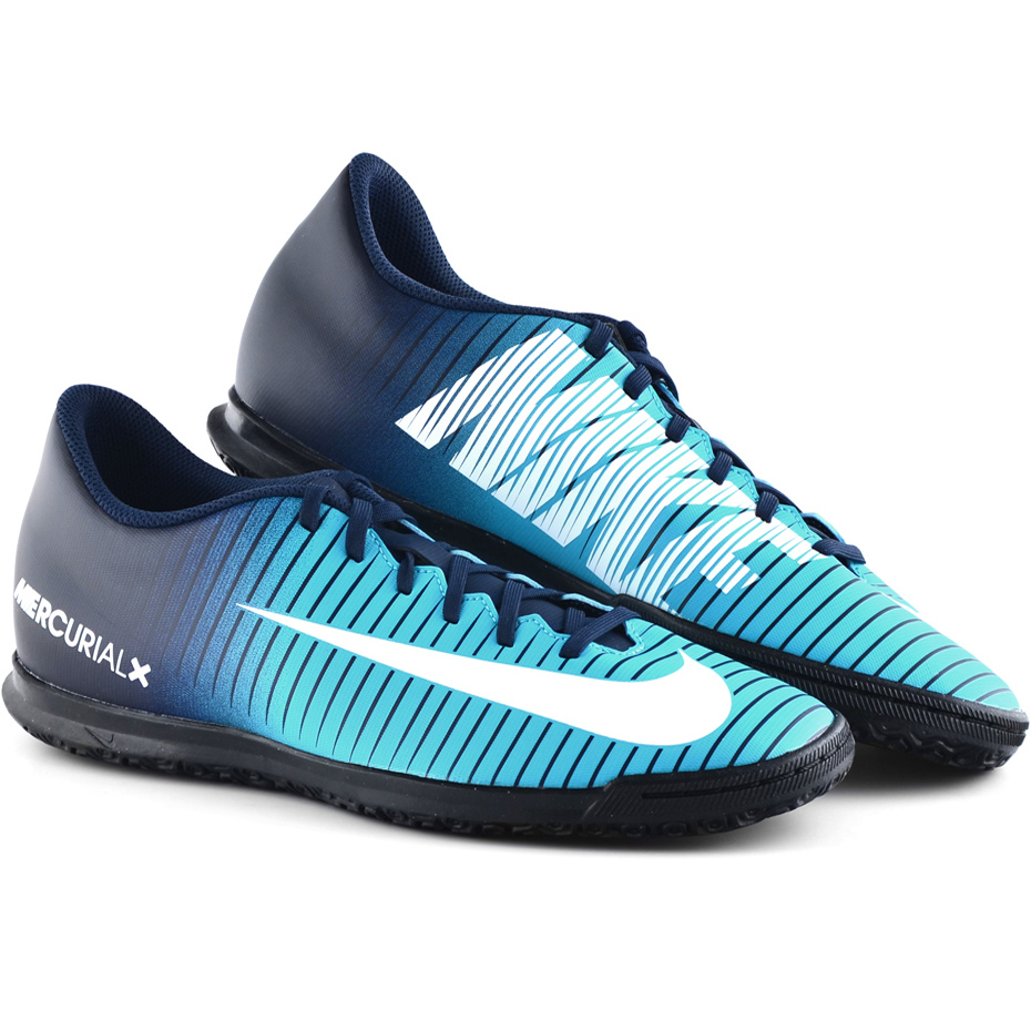 BUTY NIKE MERCURIAL X VORTEX III IC JR 831953 404 - obrazek 3