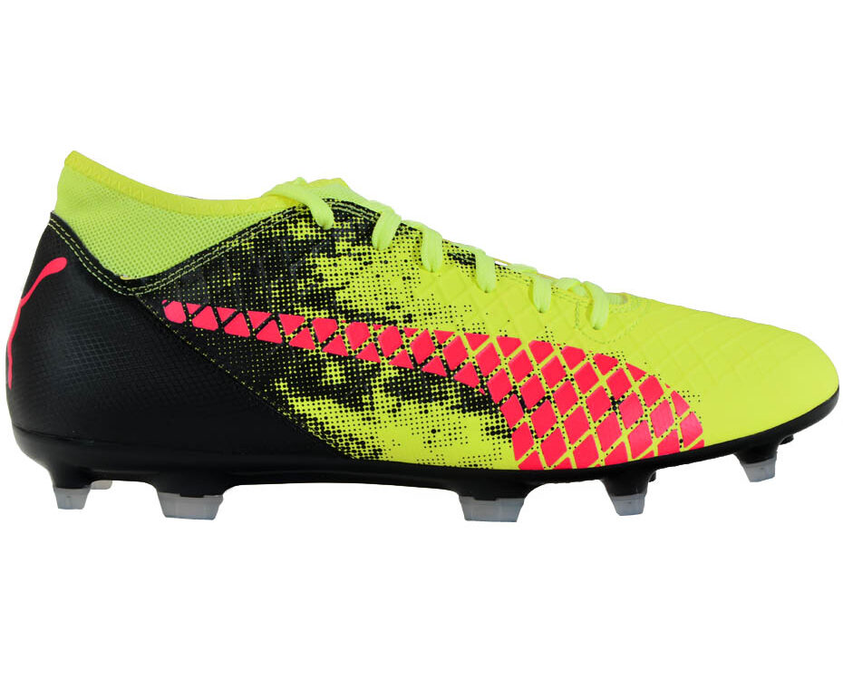 Buty piłkarskie Puma Future 18.4 FG AG żółto-czarne 104344 01