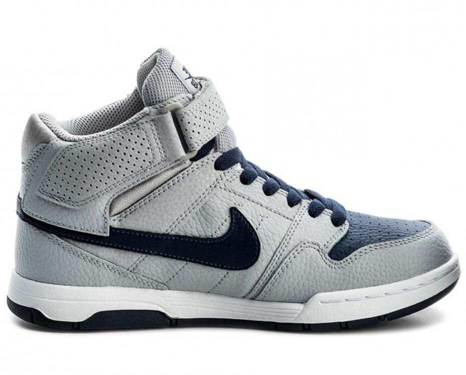 Buty dla dzieci Nike Mogan Mid 2 JUNIOR szaro granatowe B 645025 013