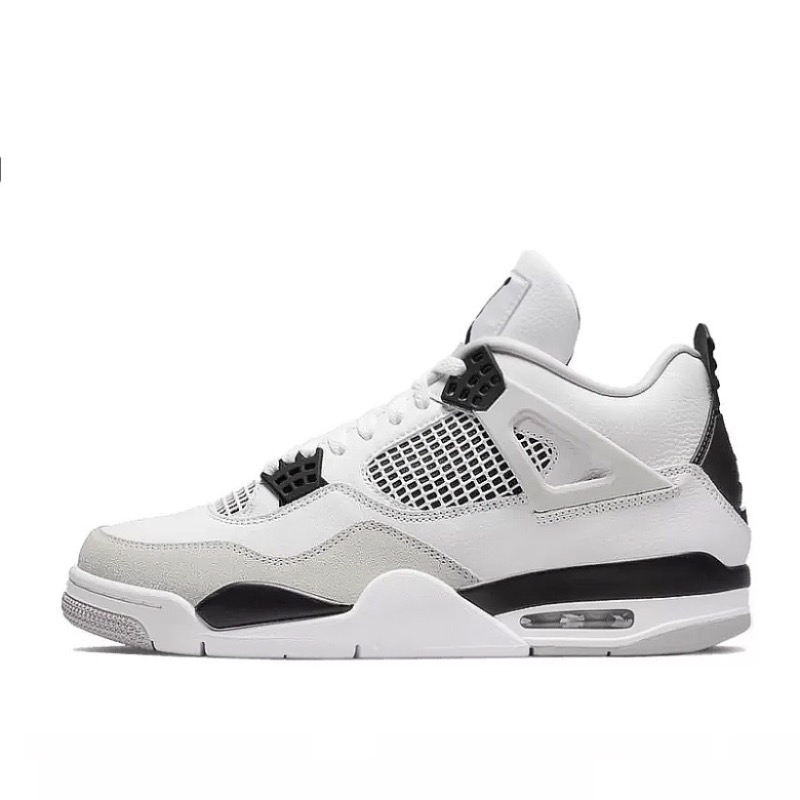 Buty Air Jordan 4 Retro Czarny, biały "Military Black" 408452-111