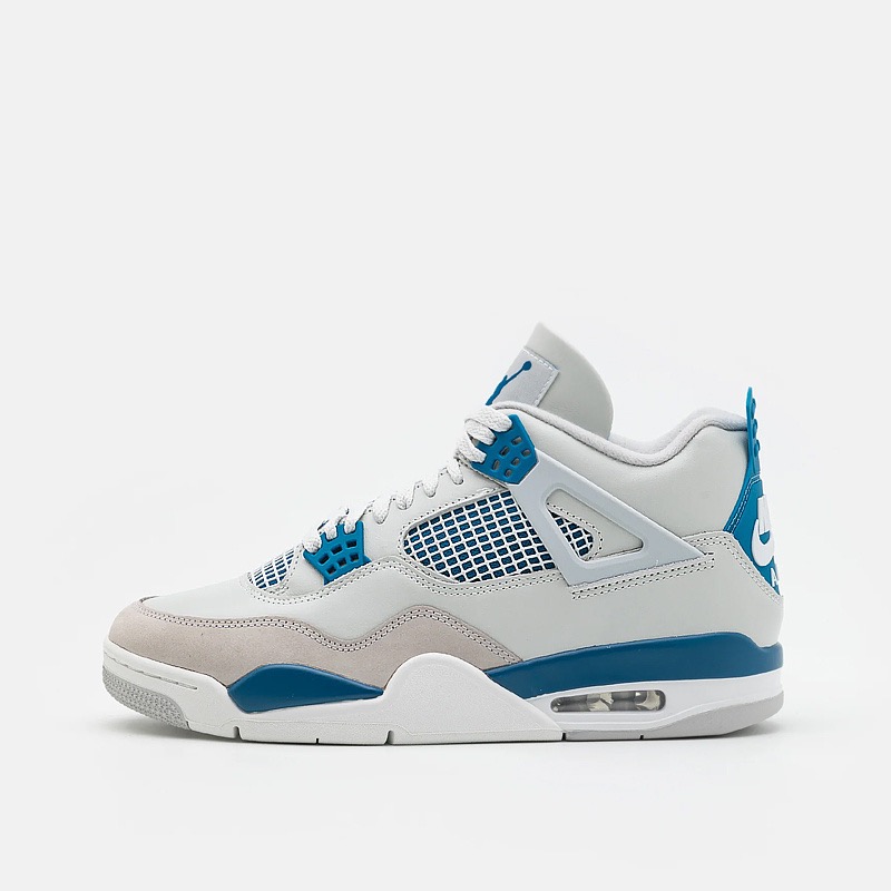 Buty Air Jordan 4 Retro Niebieski, biały "Military Blue" FV5029-141