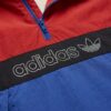 Kurtka męska adidas Anorak Colorblock Windbreaker czerwono-zielona DW4000
