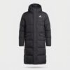 Kurtka męska adidas Helionic Long Down Parka Black White czarna GK0664