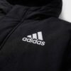 Kurtka męska adidas Utilitas 3-Stripes Hooded Jacket Black/White czarno-biała GT1688