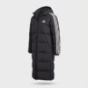 Kurtka unisex adidas 3-Stripes Insulated Long Down Coat Black White czarno-biała H20760