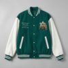 Kurtka męska adidas Varsity MC Green White zielono-biała HZ7093