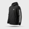 Kurtka męska adidas 3-Stripes Hooded Insulated czarno-biała IP2537
