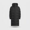 Kurtka męska adidas Long Puffer Jacket Black/White czarna JD3749
