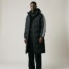 Kurtka męska adidas Long Puffer Jacket Black/White czarna JD3749