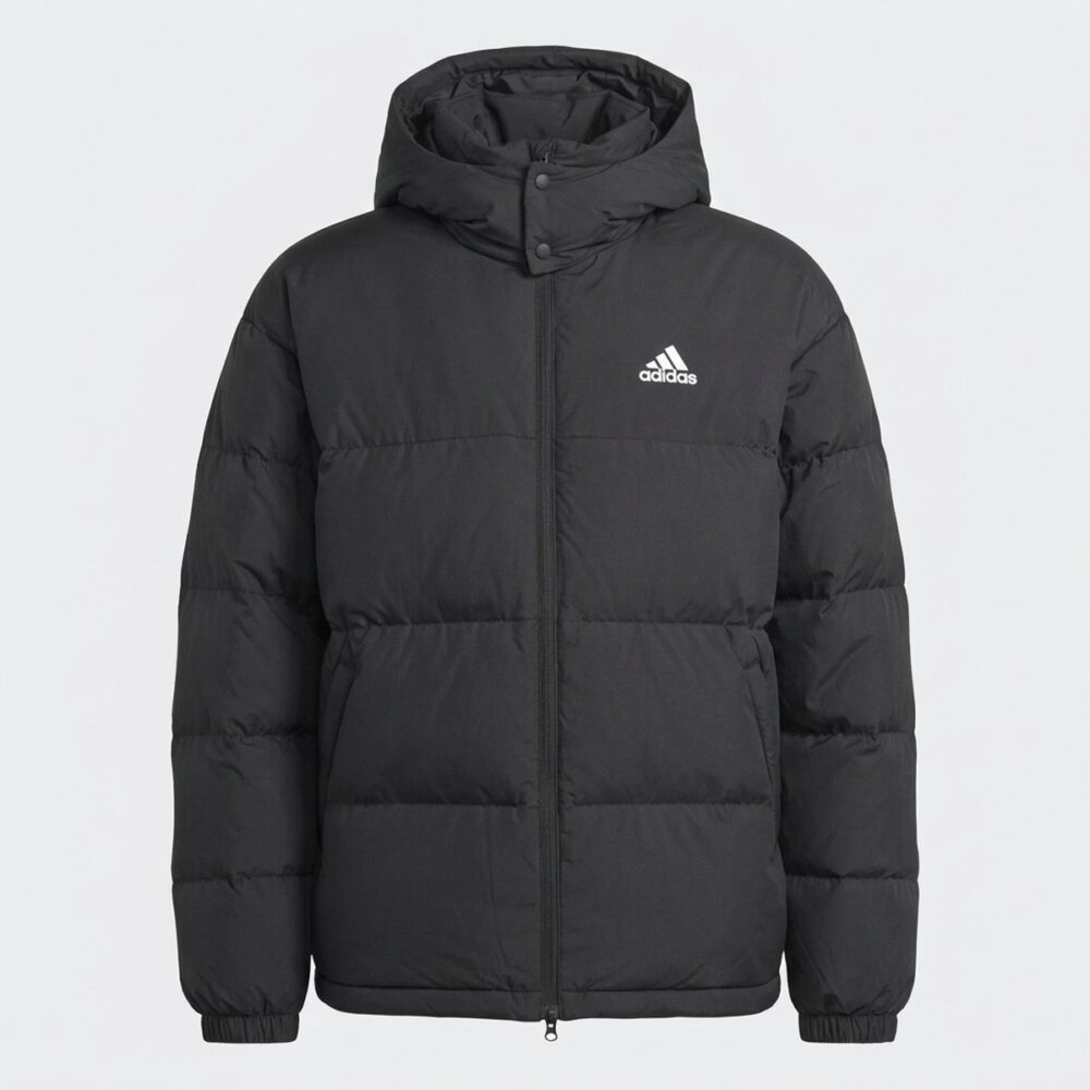 Kurtka męska adidas Essentials Padded Puffer Jacket Black czarna JM9131