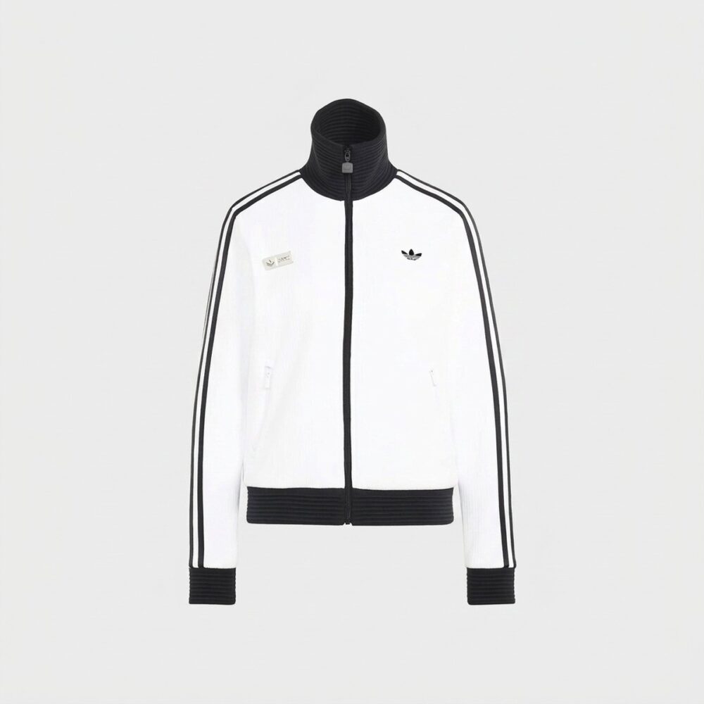 Kurtka damska adidas Fan OG Track Top x Jennie biało-czarna LD4966