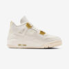 Buty Air Jordan 4 Retro Biały, złoty "Metallic Gold" AQ9129-170