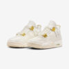 Buty Air Jordan 4 Retro Biały, złoty "Metallic Gold" AQ9129-170