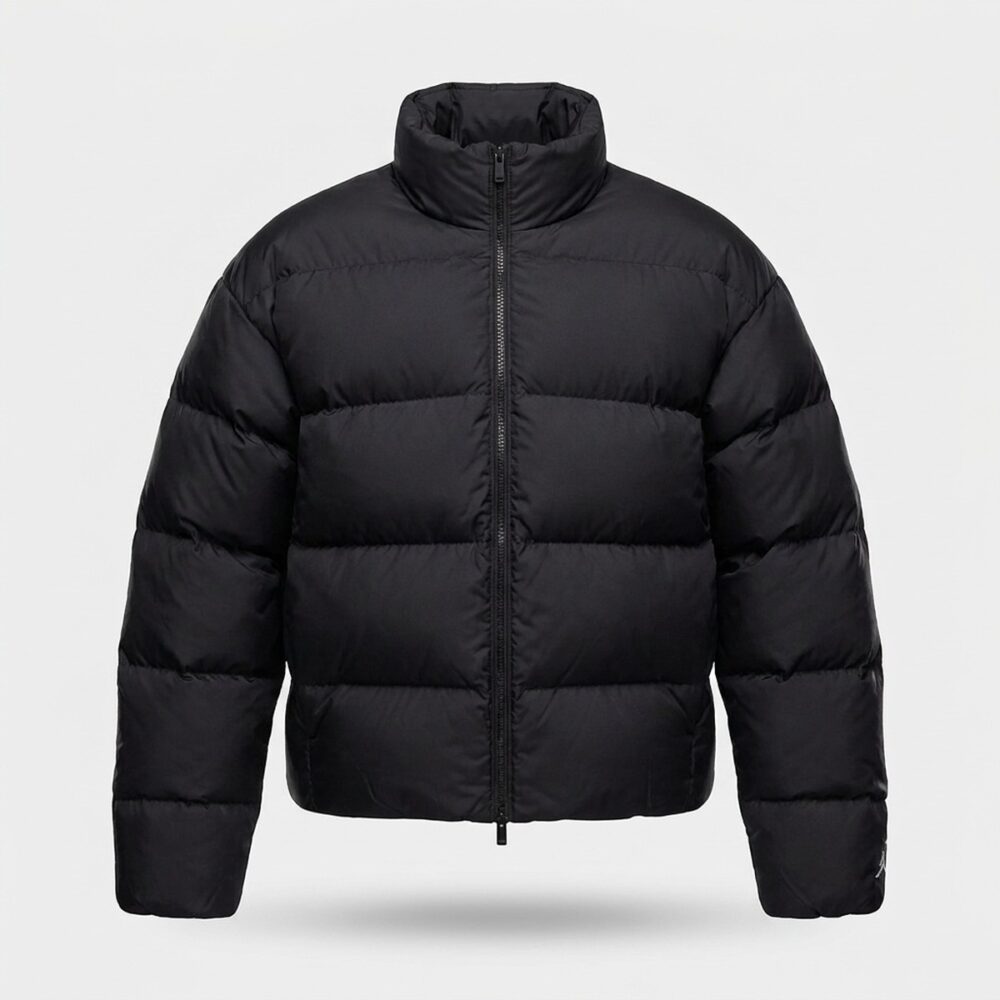 Kurtka męska Jordan Essentials Poly Puffer Jacket Black White czarna IF4260-010