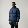 Kurtka męska Nike Sportswear Club Puffer Jacket Therma-FIT Midnight Navy White granatowa FB7369-410