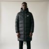 Kurtka męska Nike Sportswear Windrunner Down-Fill Hooded Parka Black White czarna FB8180-010
