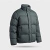 Kurtka męska Nike Sportswear Club Puffer Iron Grey/White grafitowa FZ5029-068