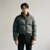Kurtka męska Nike Sportswear Club Puffer Iron Grey/White grafitowa FZ5029-068
