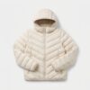 Kurtka damska Nike Sportswear Windrunner Down-Fill kremowo-beżowa HV5106-072