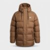 Kurtka męska Nike Sportswear Club Therma-FIT Puffer Parka Ale Brown White brązowa IB2974-235