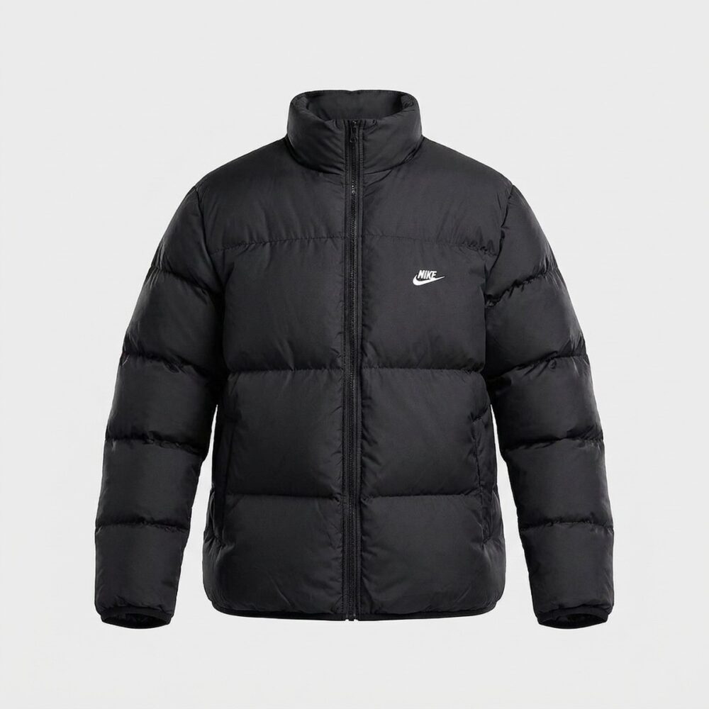 Kurtka męska Nike Sportswear Club Puffer Jacket Black White czarna IB2976-010
