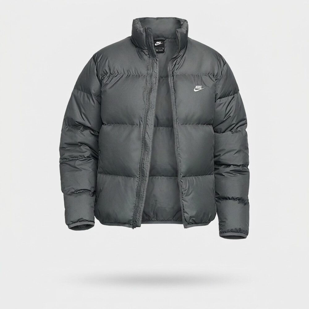 Kurtka męska Nike Sportswear Club Puffer Jacket grafitowo-szara IB2976-068