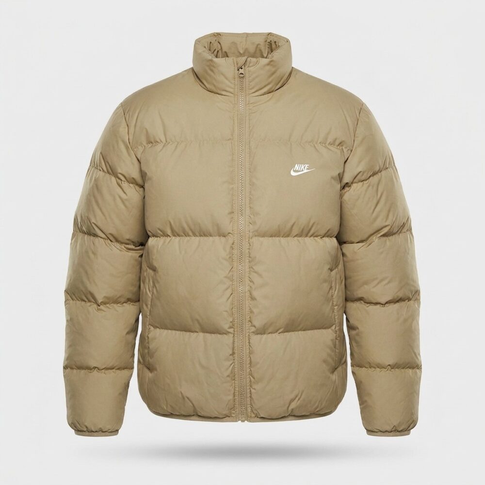 Kurtka męska Nike Sportswear Club Puffer Jacket Khaki White khaki IB2976-297