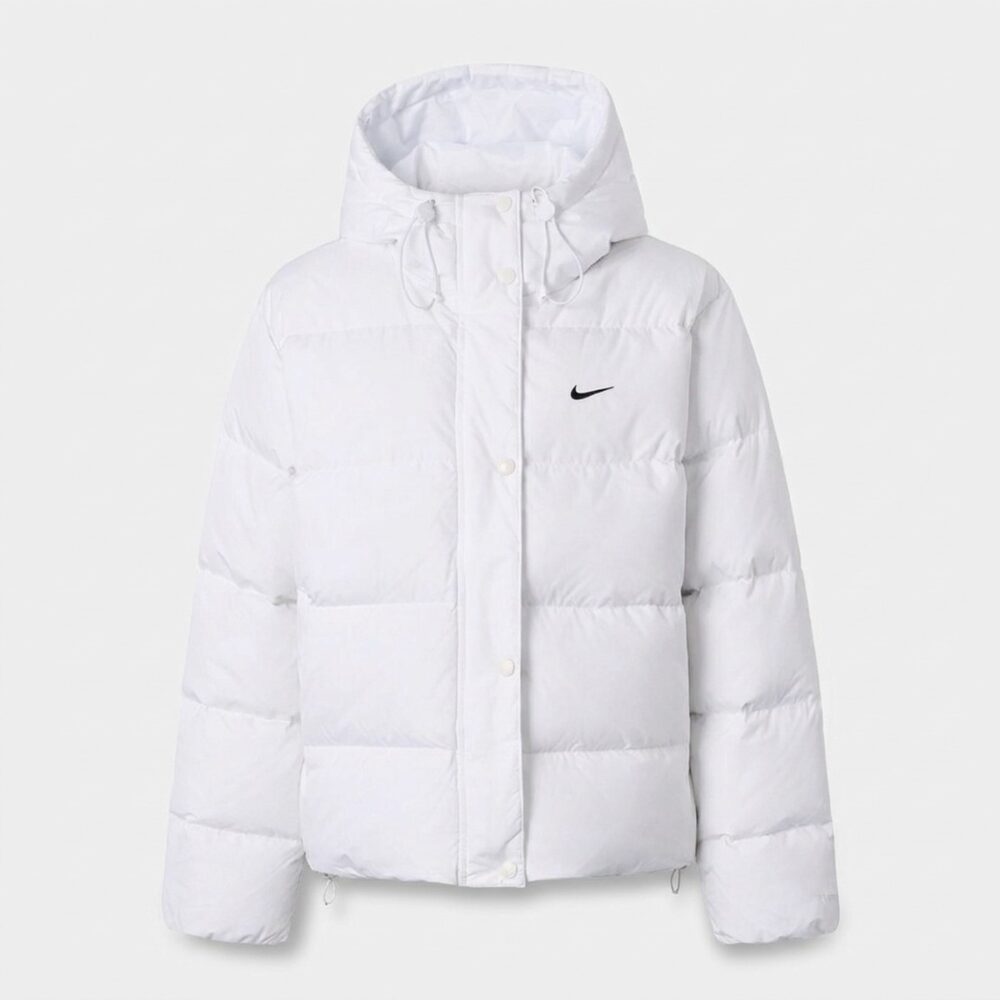 Kurtka damska Nike Sportswear Therma-FIT Metro Loose Fit Puffer biała IH0728-100