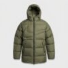Kurtka męska Nike Sportswear Club Puffer Parka Medium Olive Olive khaki-oliwkowa IH2378-222