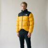 Kurtka męska The North Face 1996 Retro Nuptse Summit Gold TNF Black żółto-czarna NF0A3C8DGO8