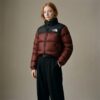 Kurtka unisex The North Face 1996 Retro Nuptse Ember Soil TNF Black bordowa NF0A3C8DJX7