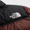 Kurtka unisex The North Face 1996 Retro Nuptse Ember Soil TNF Black bordowa NF0A3C8DJX7