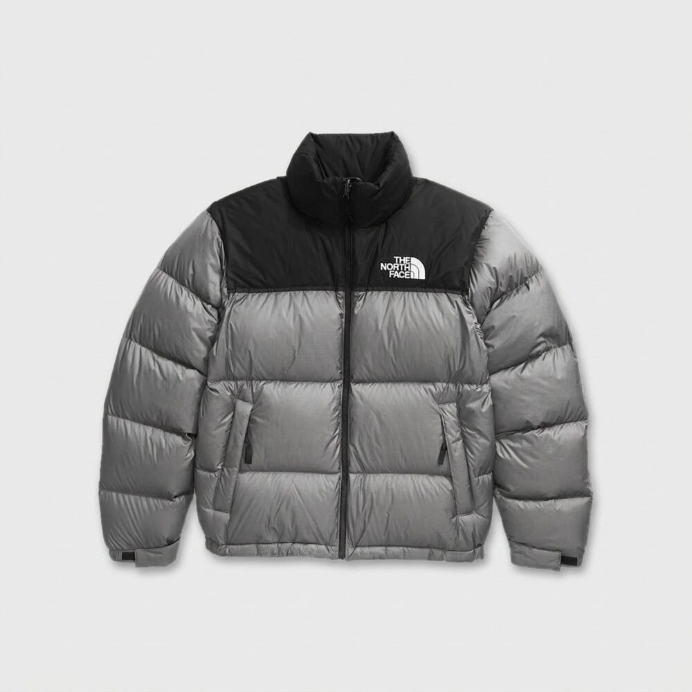Kurtka unisex The North Face 1996 Retro Nuptse Smoked Pearl TNF Black szaro-czarna NF0A3C8DRPI